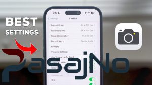 تنظیمات ساده دوربین آیفون