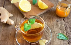 دمنوش زمستانی با لیمو