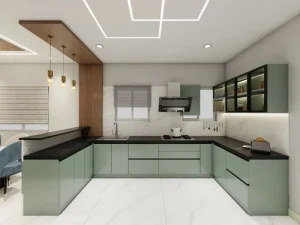 کابینت آشپزخانه بدون دستگیره