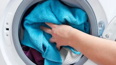 لباس در ماشین لباسشویی